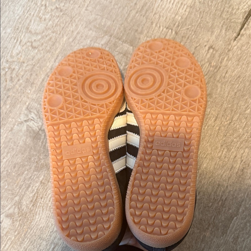 adidas Samba Black and White Women's Athletic Shoes - Picture 2 of 4
